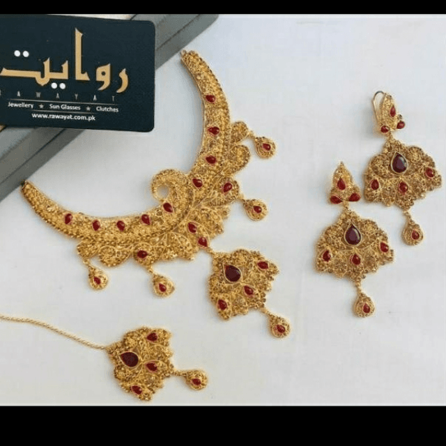 Gold Platted Bridal Set