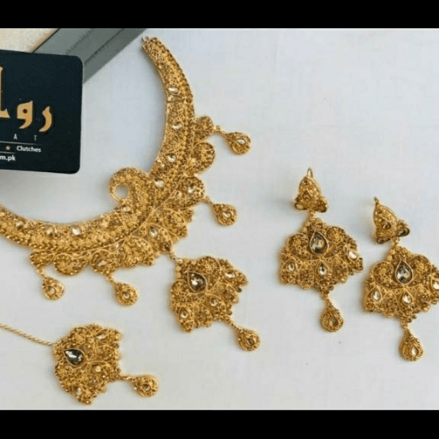 Gold Platted Bridal Set