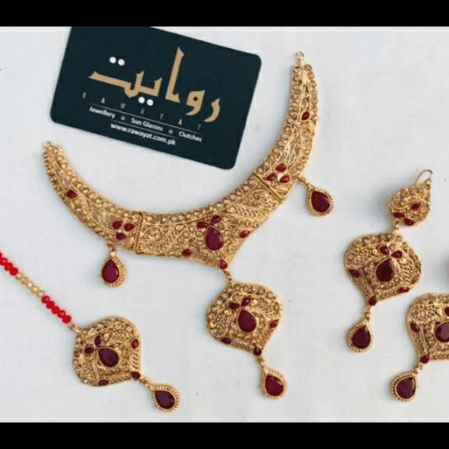 Gold Platted Bridal Set