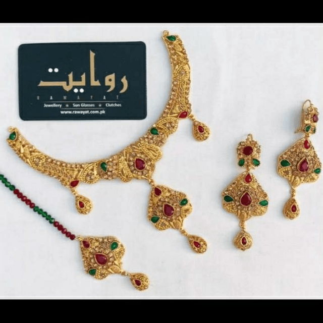 Gold Platted Bridal Set