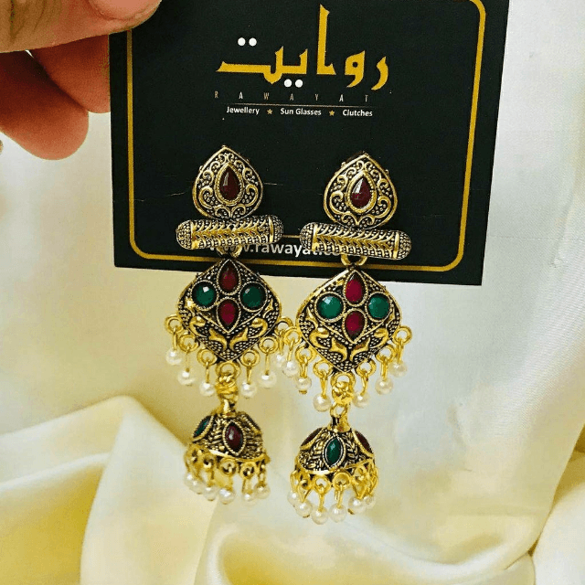 Oxidized Jhumka